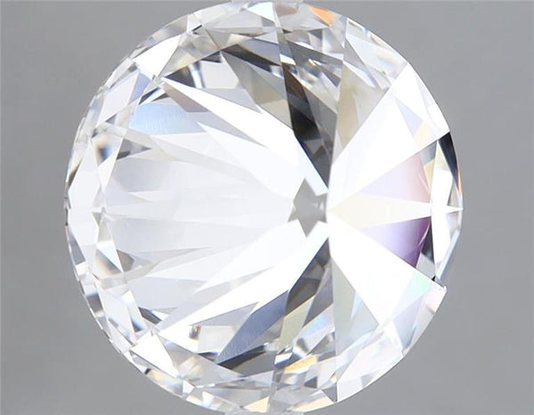 Diamant de forme ronde de 4,04 carats cultivé en laboratoire