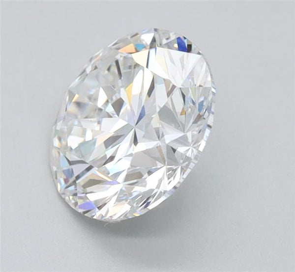 Diamant de taille ronde de 1,55 carat cultivé en laboratoire