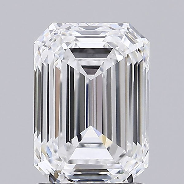 Diamant de taille émeraude de 1,72 carat cultivé en laboratoire