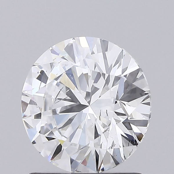 Diamant de taille ronde de 1,36 carat cultivé en laboratoire