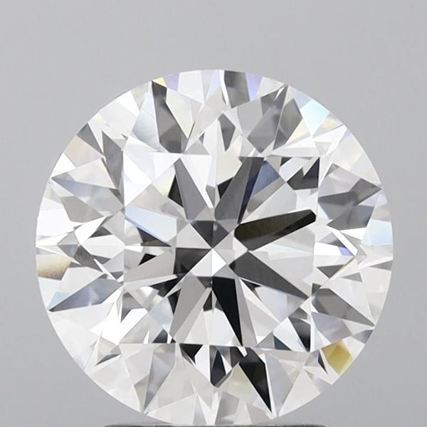 Diamant de forme ronde de 3,05 carats cultivé en laboratoire