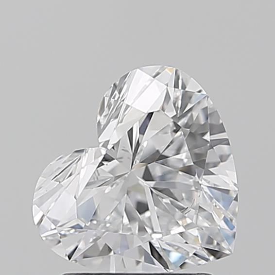 Diamant de culture en forme de cœur de 1,5 carat