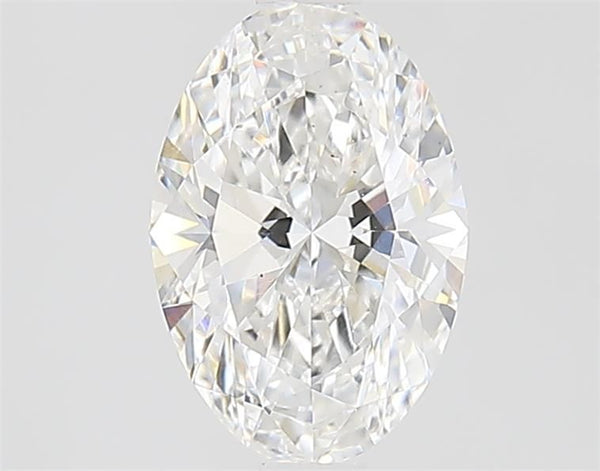 Diamant de taille ovale de 1,35 carat cultivé en laboratoire