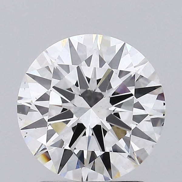 Diamant de taille ronde de 1,74 carat cultivé en laboratoire