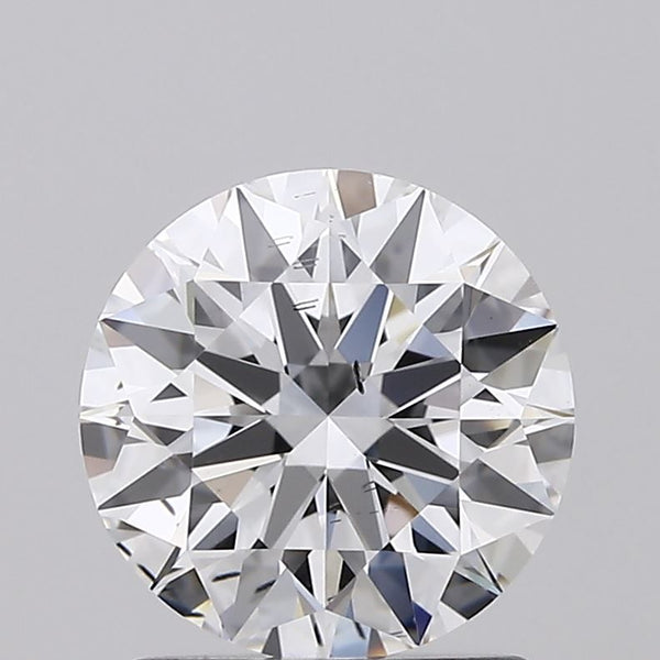 Diamant de taille ronde de 1,31 carat cultivé en laboratoire