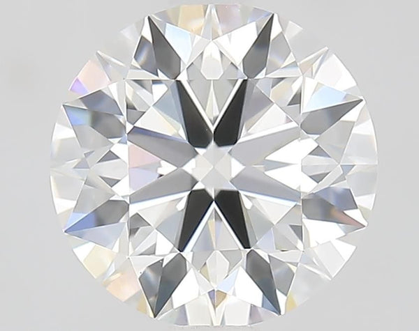 Diamant de taille ronde de 1,87 carat cultivé en laboratoire