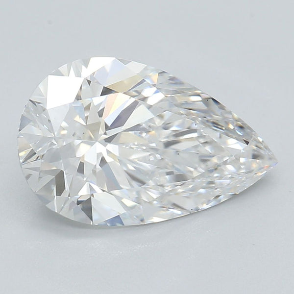 Diamant cultivé en laboratoire de forme poire de 1,75 carat