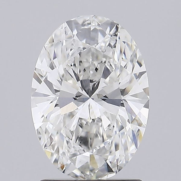 Diamant de taille ovale de 1,7 carat cultivé en laboratoire