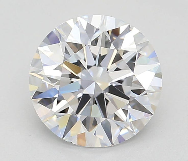 Diamant de taille ronde de 1,71 carat cultivé en laboratoire