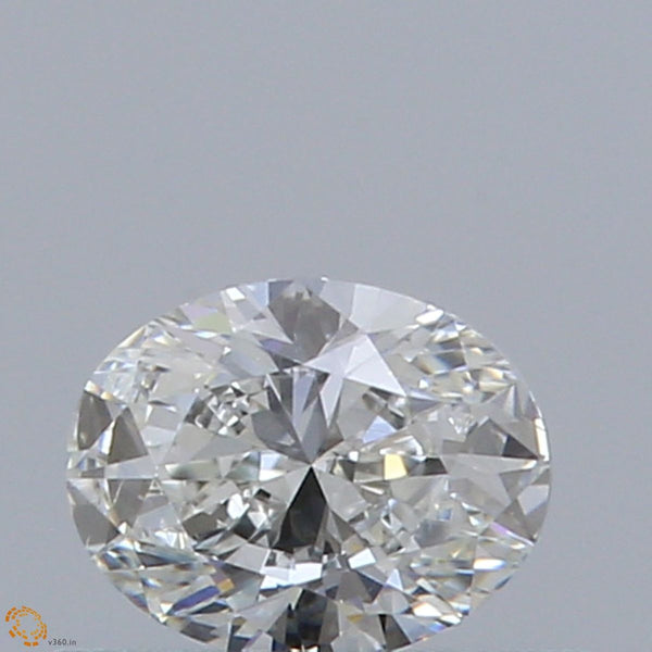 Diamant de forme ovale de 0,4 carat