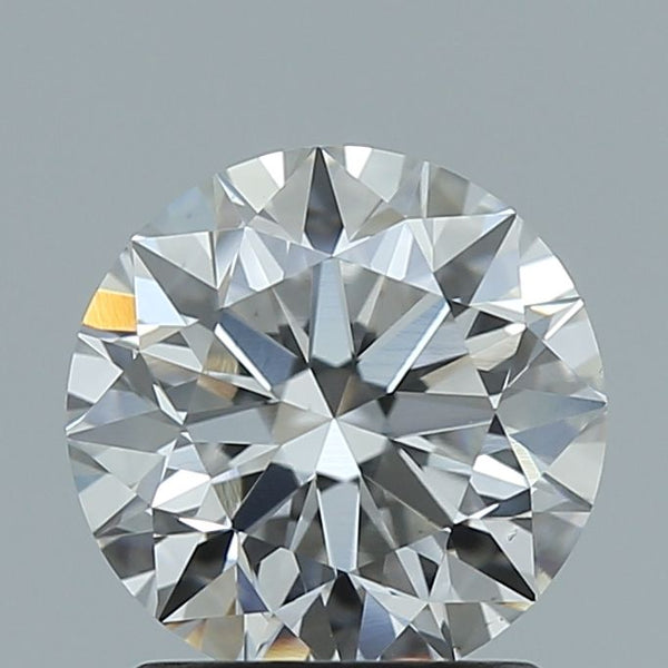 Diamant de taille ronde de 1,5 carat cultivé en laboratoire