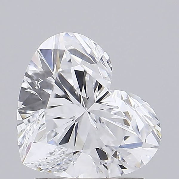 Diamant cultivé en laboratoire de 1,41 carat en forme de cœur