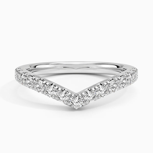 Grand Flair Diamond 0.41ctw Wedding Band Ring - LR42 - Roselle Jewelry