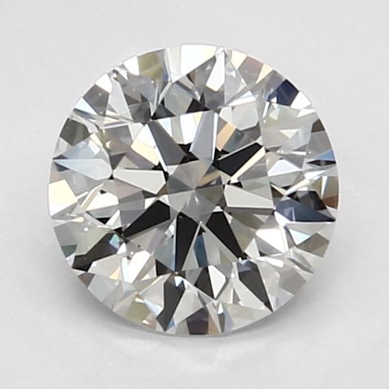 Diamant de taille ronde de 1,52 carat cultivé en laboratoire