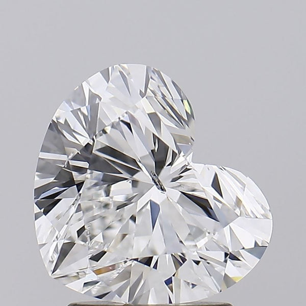 Diamant cultivé en laboratoire de 2,01 carats en forme de cœur