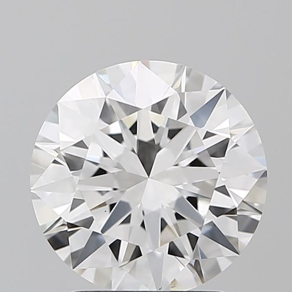 Diamant de taille ronde de 2,02 carats cultivé en laboratoire