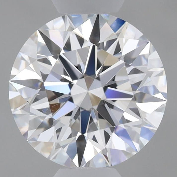 Diamant de taille ronde de 1,01 carat cultivé en laboratoire