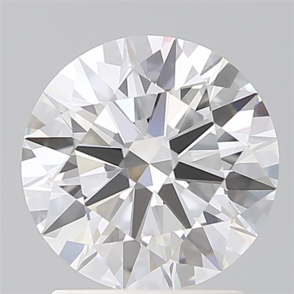 Diamant de taille ronde de 1,87 carat cultivé en laboratoire