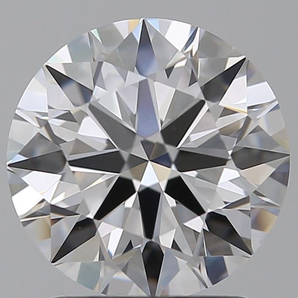 Diamant de taille ronde de 1,92 carat cultivé en laboratoire