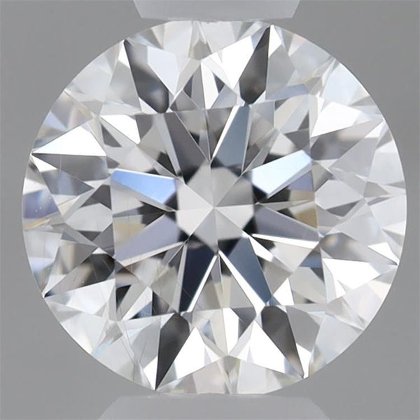 Diamant de taille ronde de 0,52 carat cultivé en laboratoire