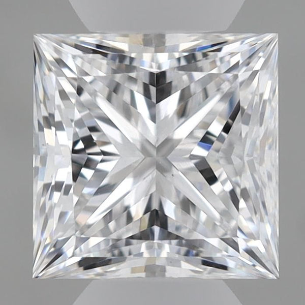 Diamant de taille princesse de 0,77 carat cultivé en laboratoire