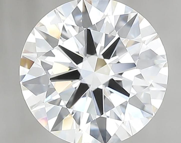 Diamant de taille ronde de 1,73 carat cultivé en laboratoire