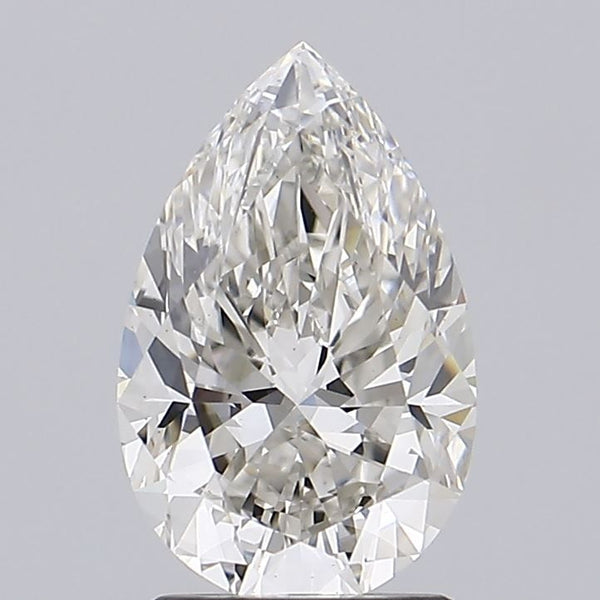 Diamant cultivé de forme poire de 2,01 carats