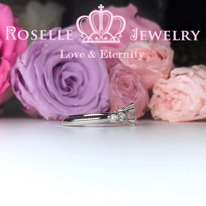 Bow Fashion Engagement Ring - TB3 - Roselle Jewelry