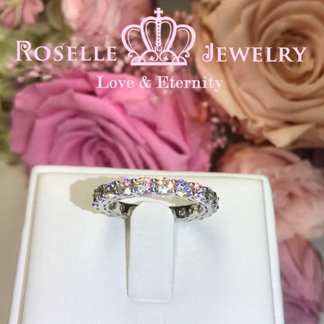 0.10CT EACH Eternity Wedding Ring - BA4 - Roselle Jewelry