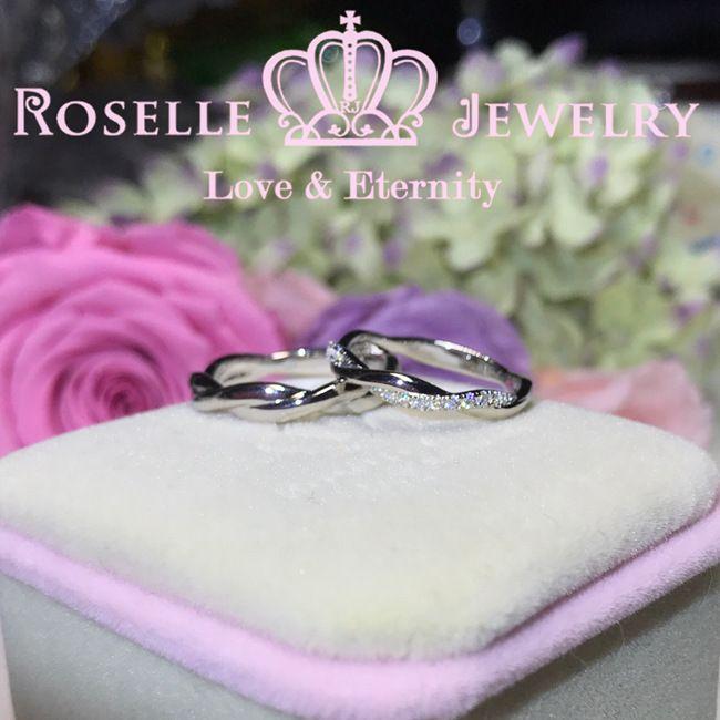 Twist Couple Ring - WM1 - Roselle Jewelry